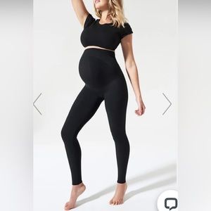 Blanqi Maternity Leggings-Black